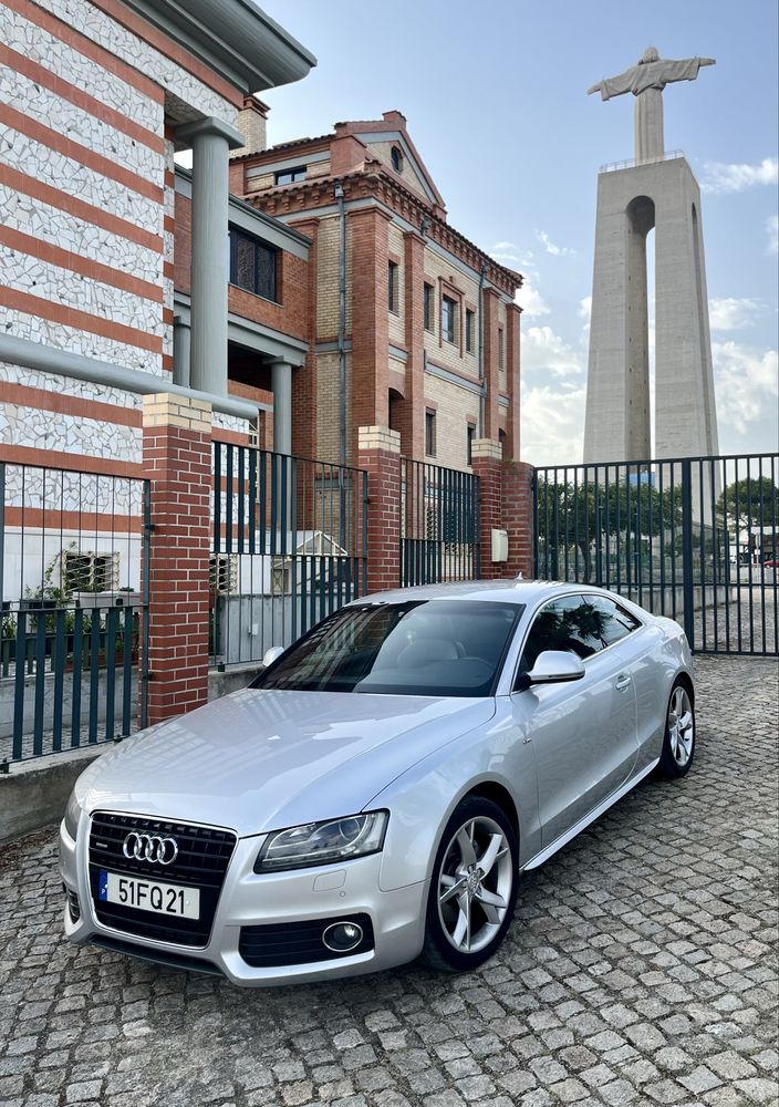 Audi A5 3.0 tdi quattro S-line original ano 2008 Nacional aceito troca