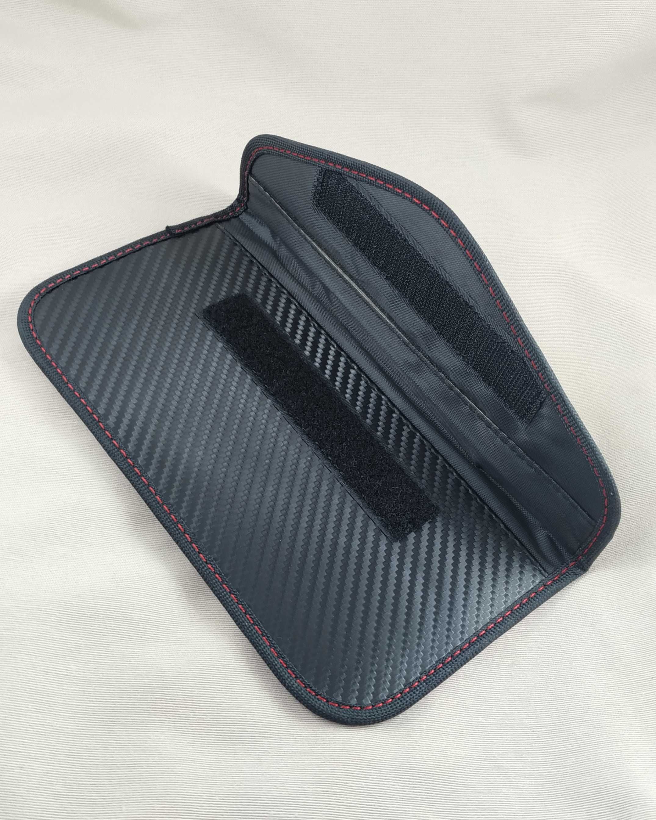 Etui klatka Faradaya na telefon, kluczyki, karty - 2 sztuki