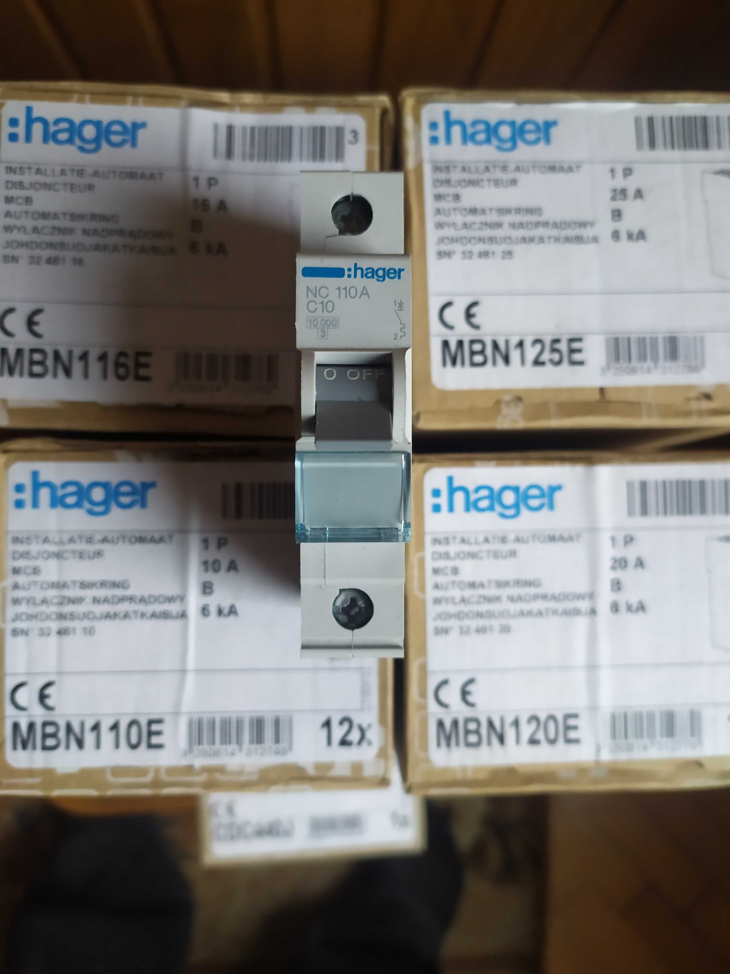 Автомати HAGER 10,16,20,25A