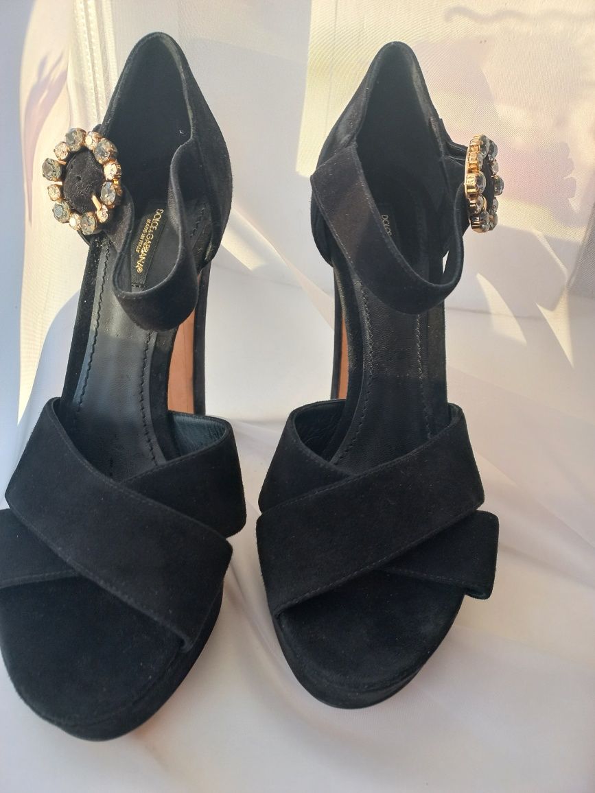 Босоніжки замшеві Dolce&Gabbana