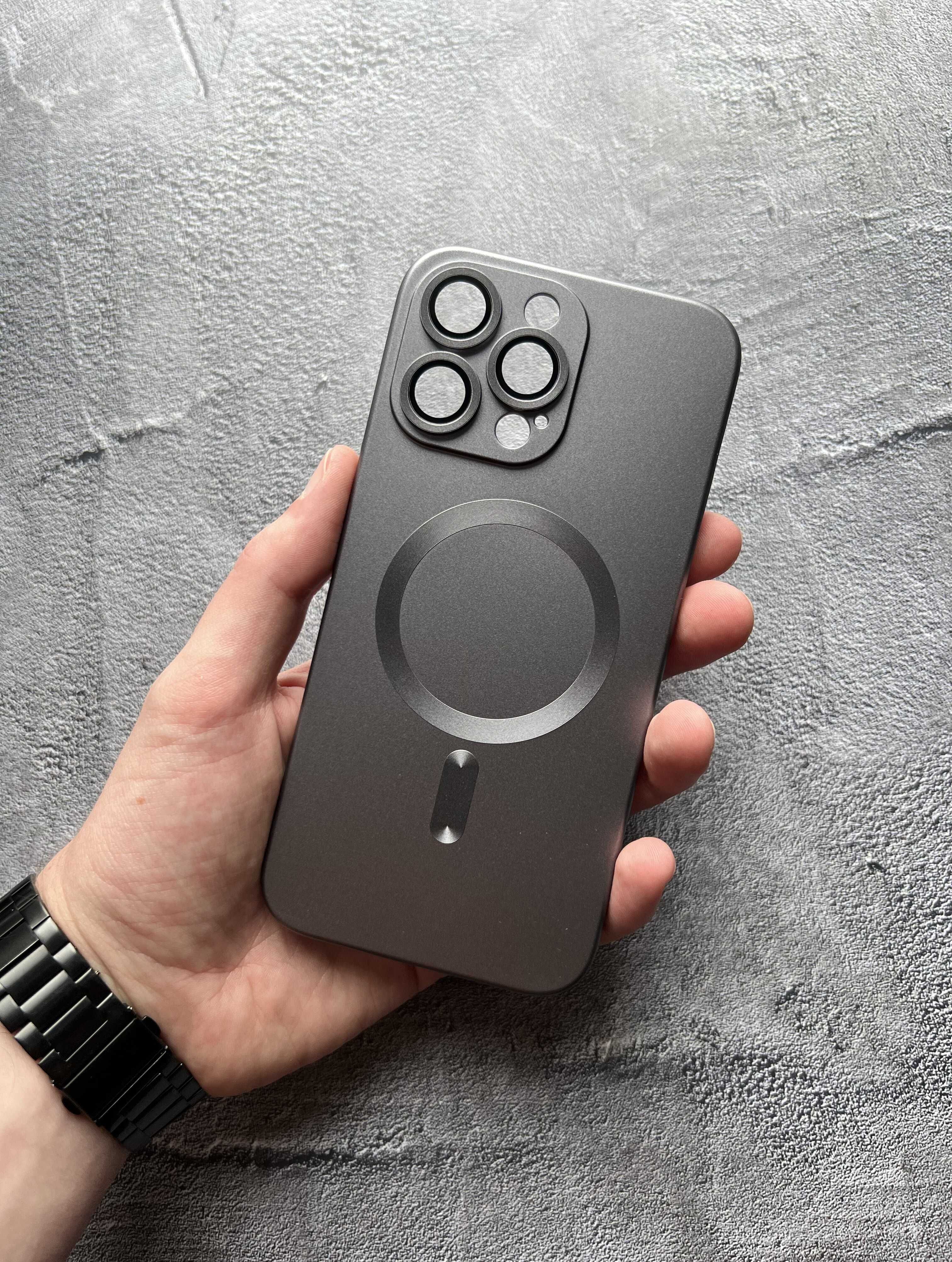 Чехол на iPhone 14 Pro Max и другие, MagSafe Айфон про макс А. 12