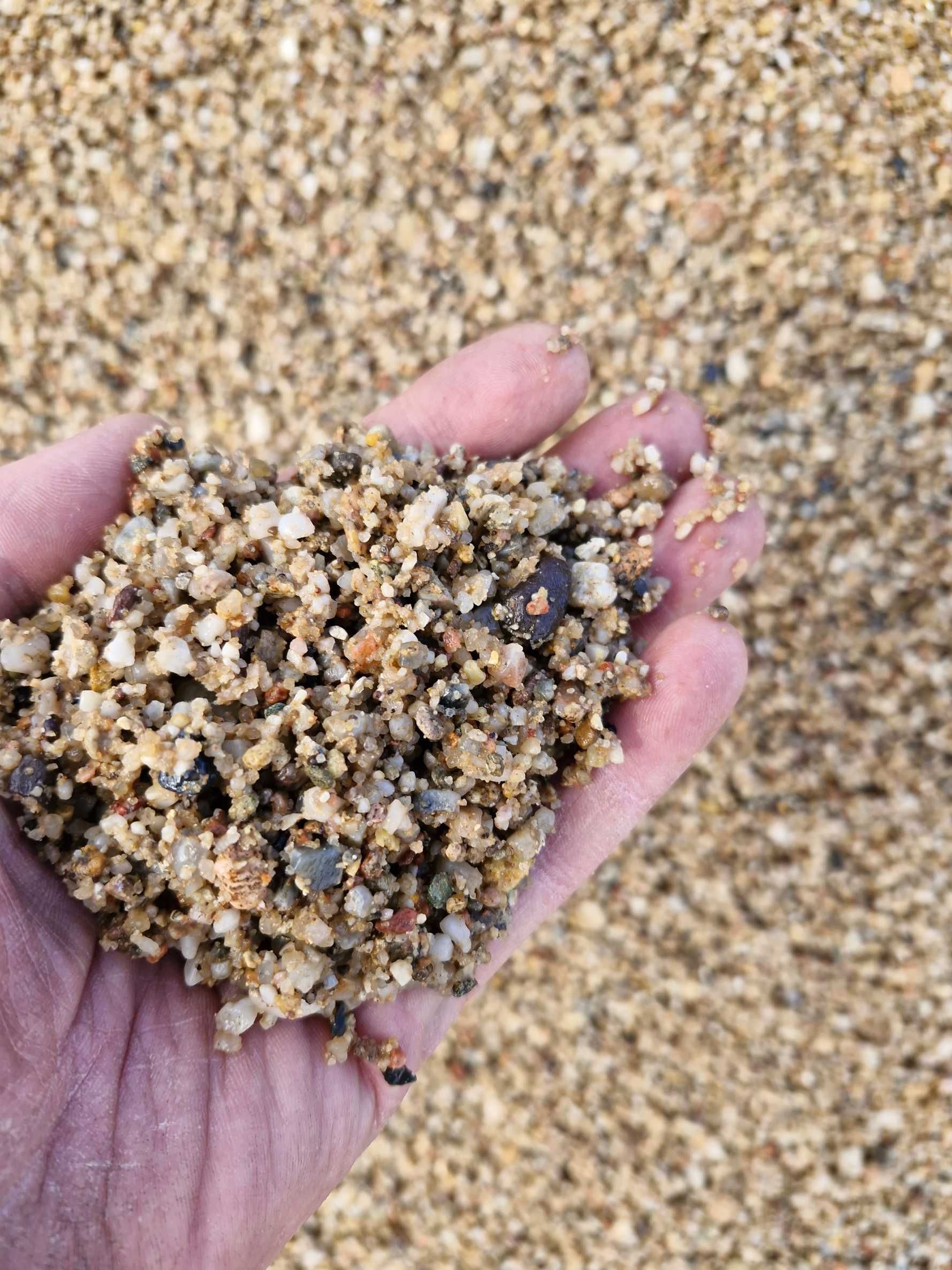 piasek pospółka płukany żwir kamień tłuczeń kruszywo humus drenaż grys