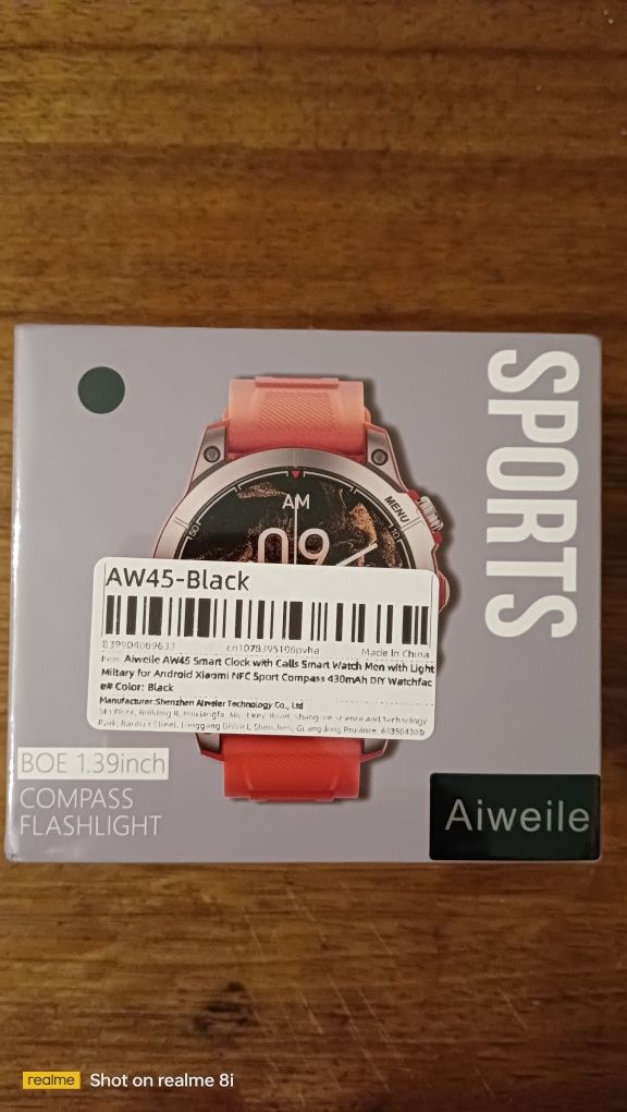 Смарт-годинник Aiweile AW45