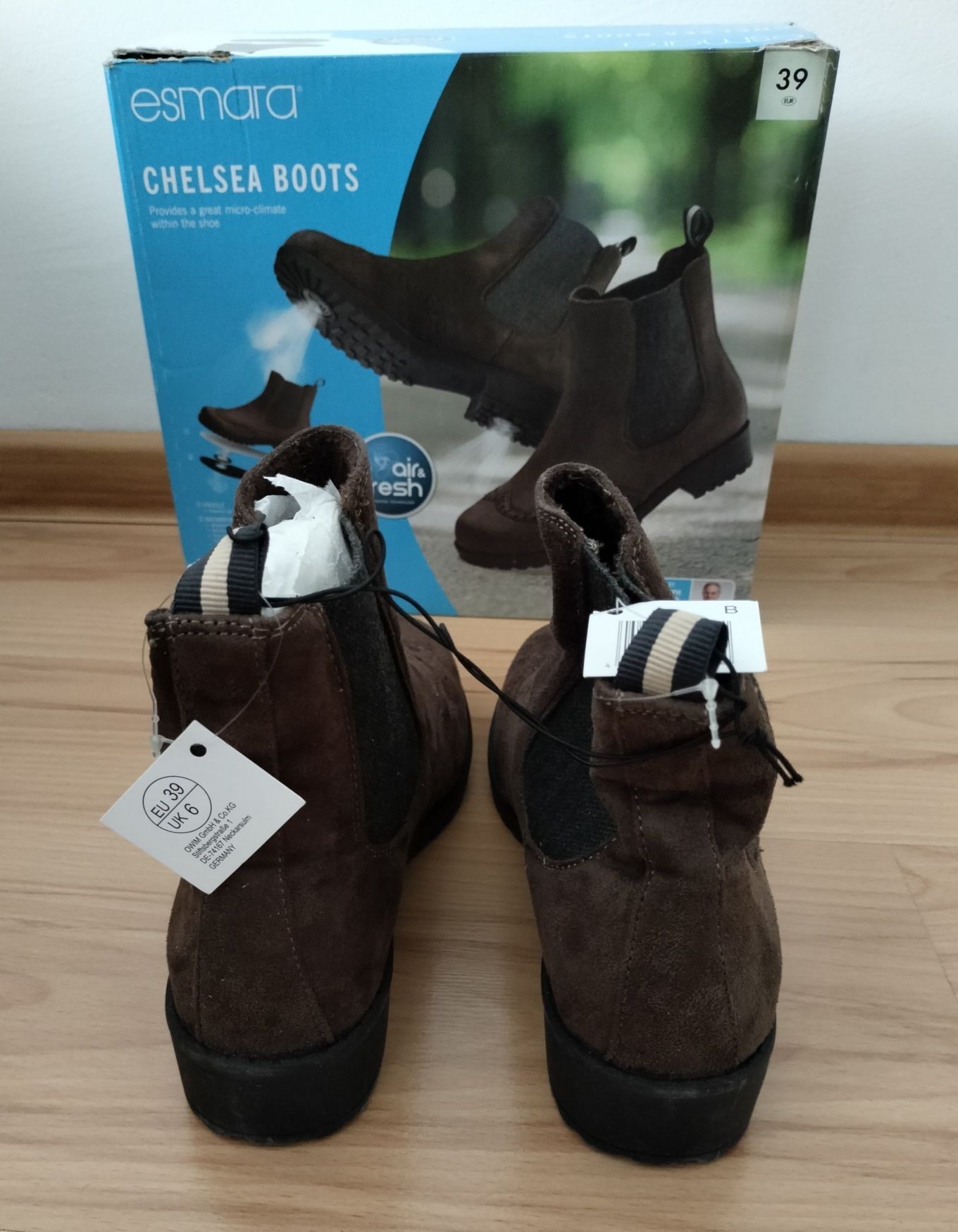 Buty / Botki damskie Chelsea Esmara - rozmiar 39