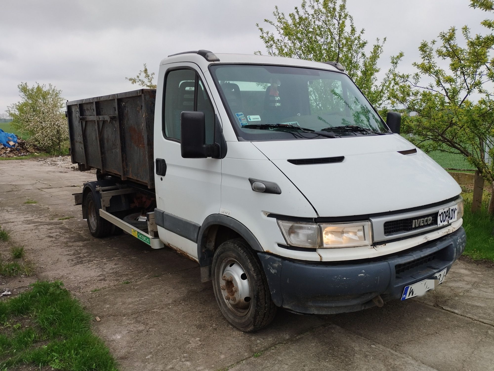 Iveco Daily Hakowiec Skibicki KP 7 3.5 t DMC wywrotka rama do zabudowy