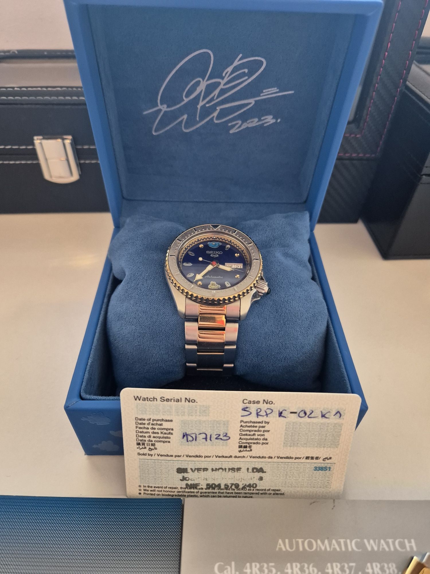 Seiko 5 Sports SPRK01K1 automático
55th anniversary COI
