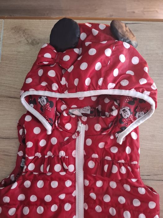 Piekna Kamizelka na jesień H&M myszka Minnie jak nowa