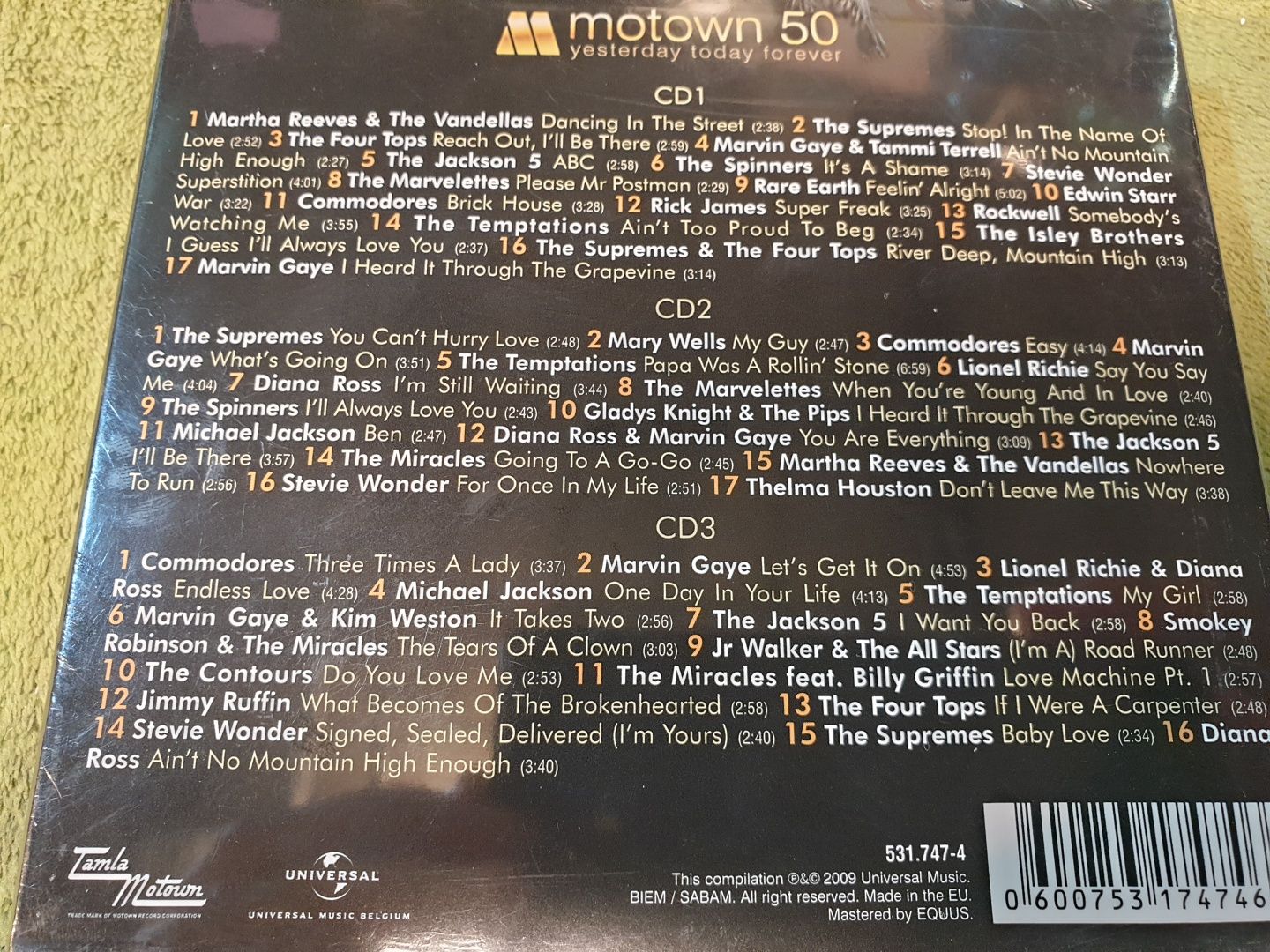 Motown 3 CD Deluxe Edition.