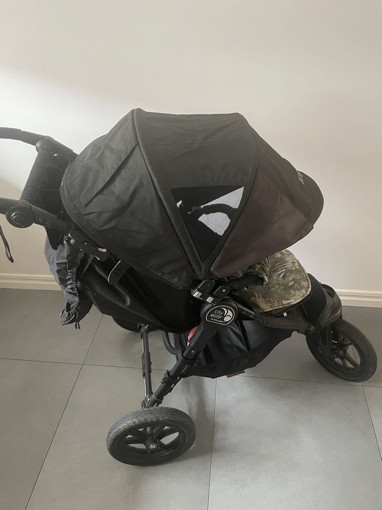 Wózek Baby Jogger city elite+wkładka +adapter+spiwór+osłona