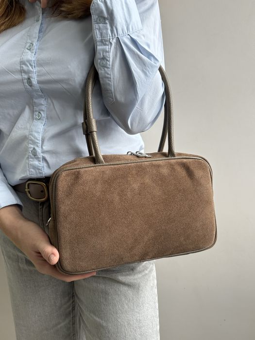 Жіноча замшева сумка тоут Vera pelle