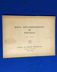 Prefácio de Orlando Ribeiro - MAPA ORO-HIDROGRÁFICO DE PORTUGAL - 1965