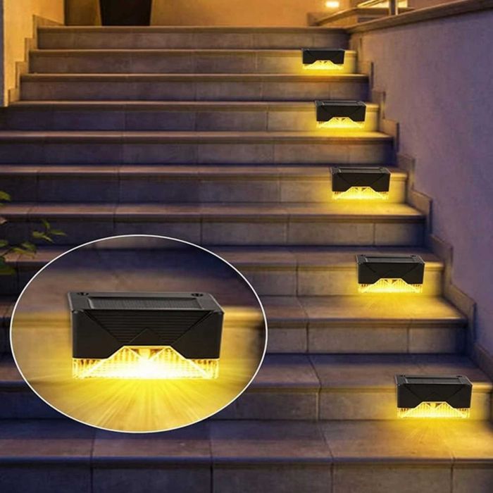 LAMPKI Solarne OGRODOWE Lampa Solarna LED Na Taras Schody x 12 sztuk