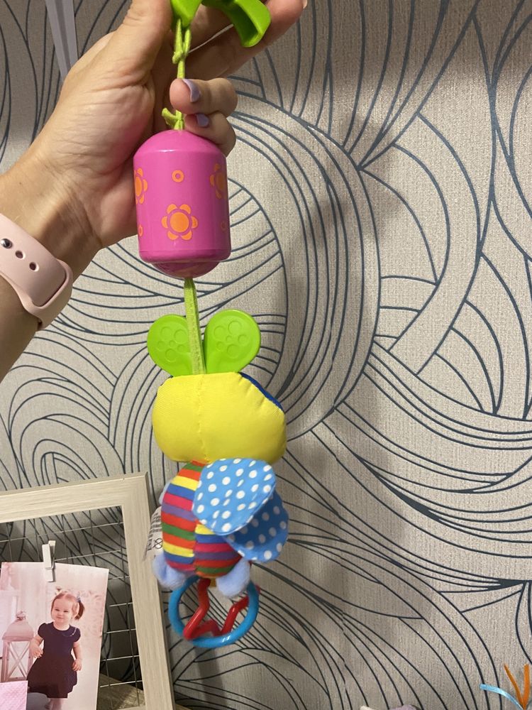 Підвіска-прорізувач Tiny Love, игрушки для малышей грызунок