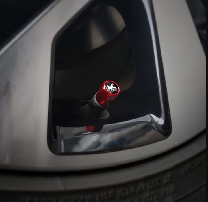 4x Pipos Inox Peugeot |Tampas Válvulas Pneu Acessórios Carros Carrinha