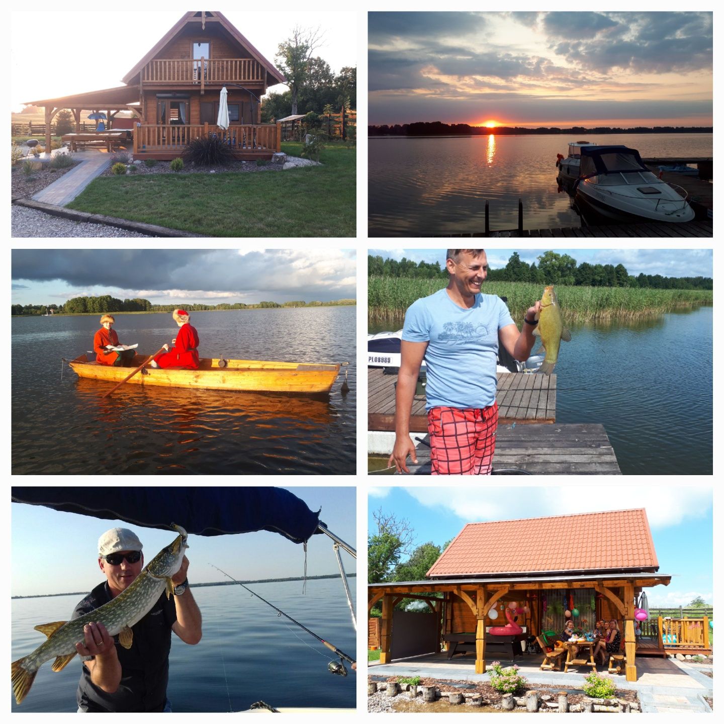 Domek 3 Mazury jacuzzi sauna łódka pomost quady