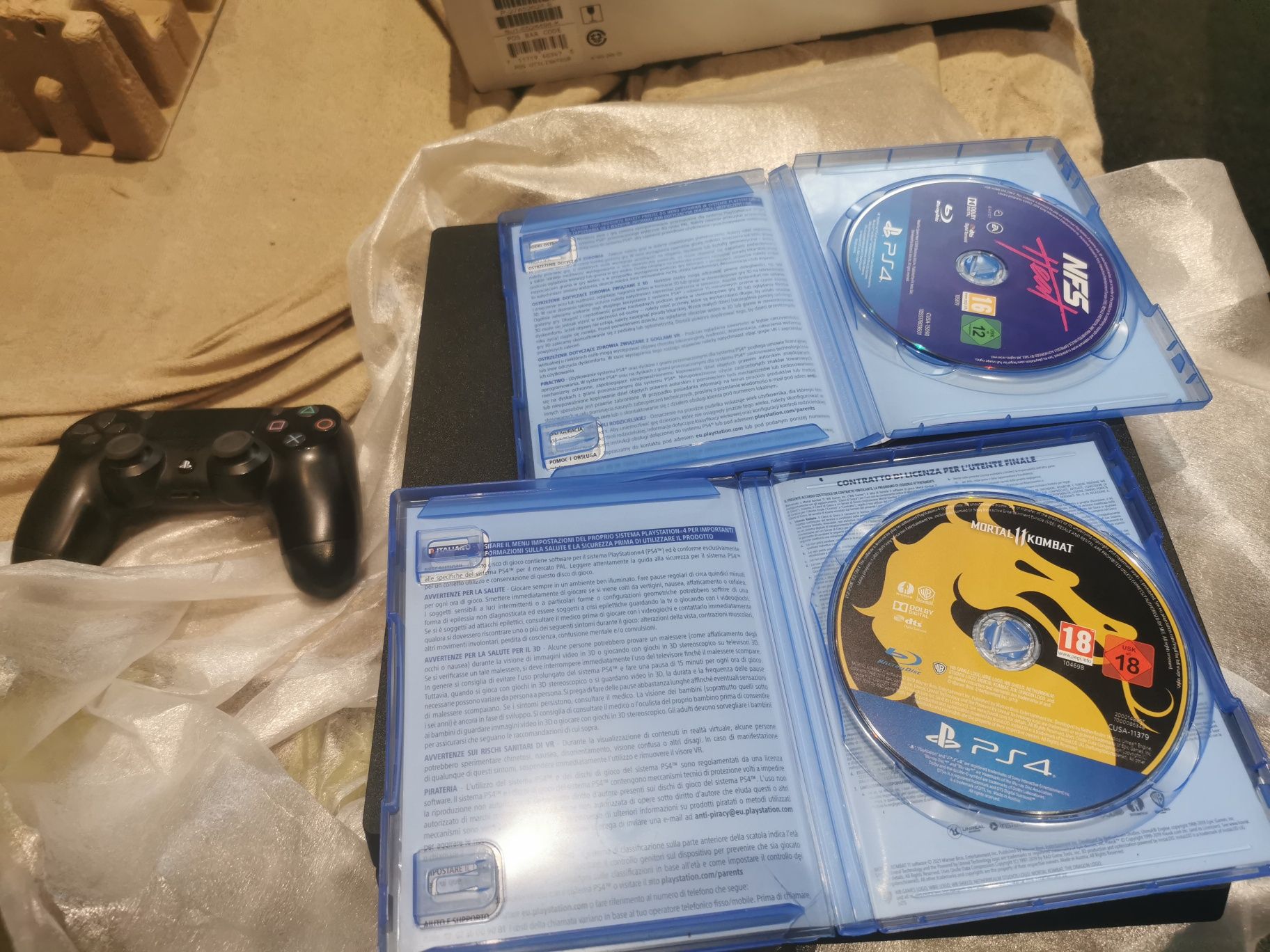 Ps4 pro pad dwie gry
