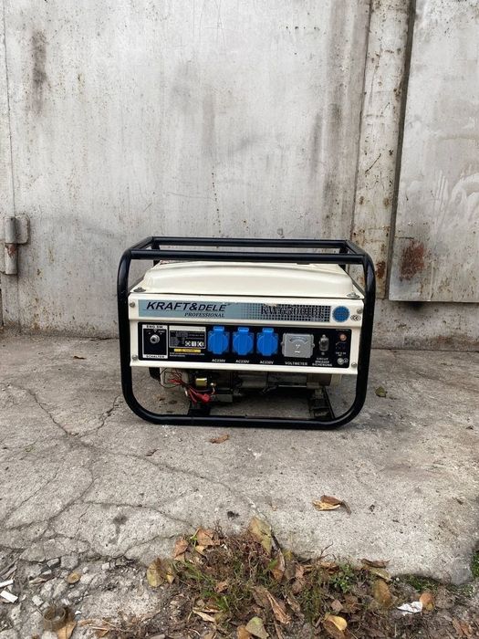 Генератор бензиновый и газовий 4т kraft&dele kd114