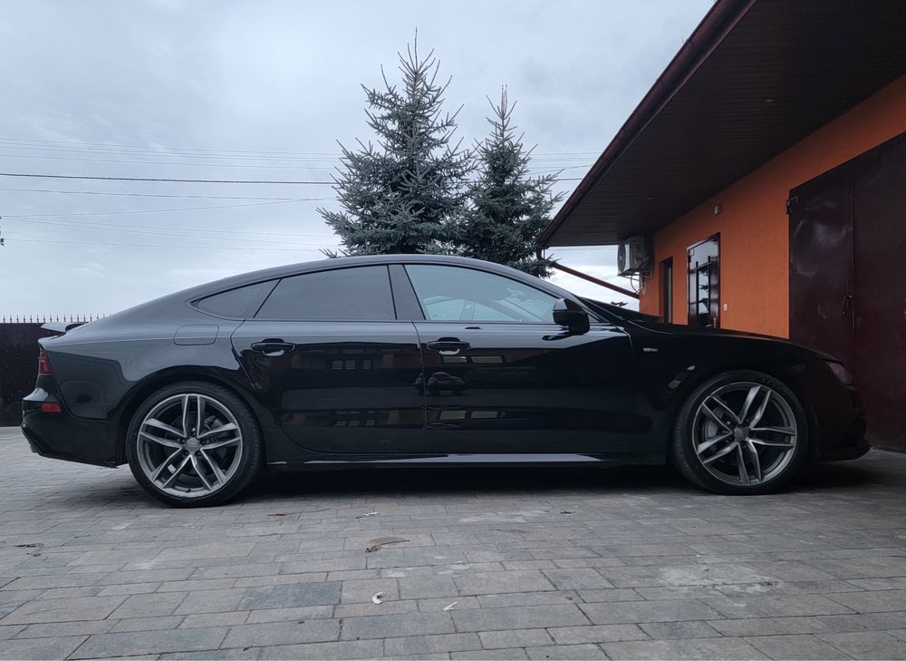 Audi A7 Sportback Premium Plus S-line рестайлінг 2016 Black 3.0L TDI.