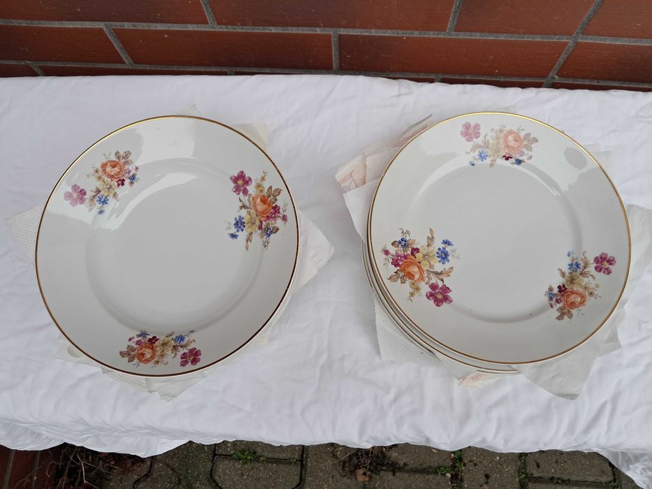 PRL talerze porcelana włocławek i cmielów