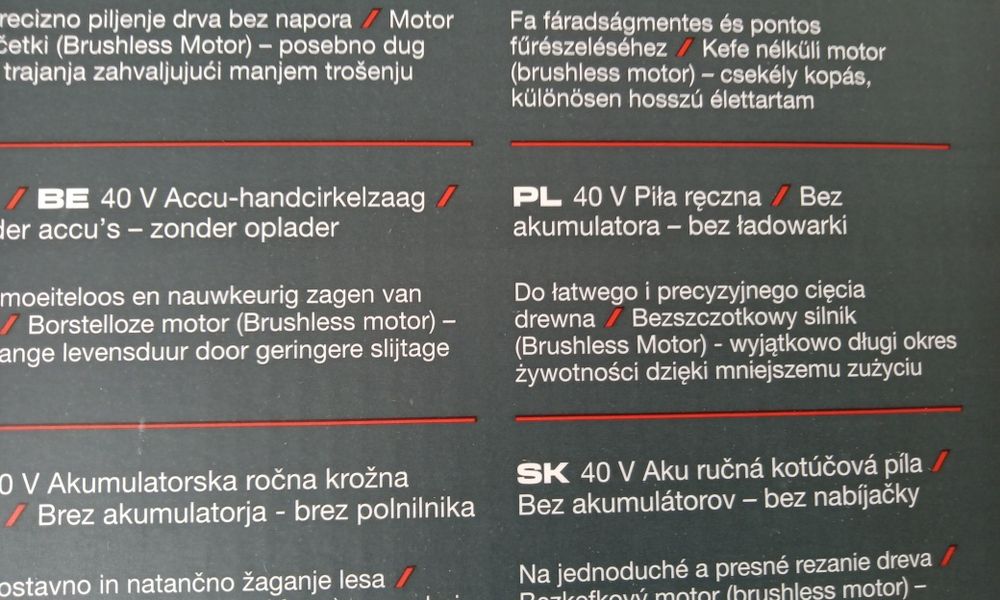 Akumulatorowa piła ręczna PPHKSA 40-Li A1 firmy Parkside Performance