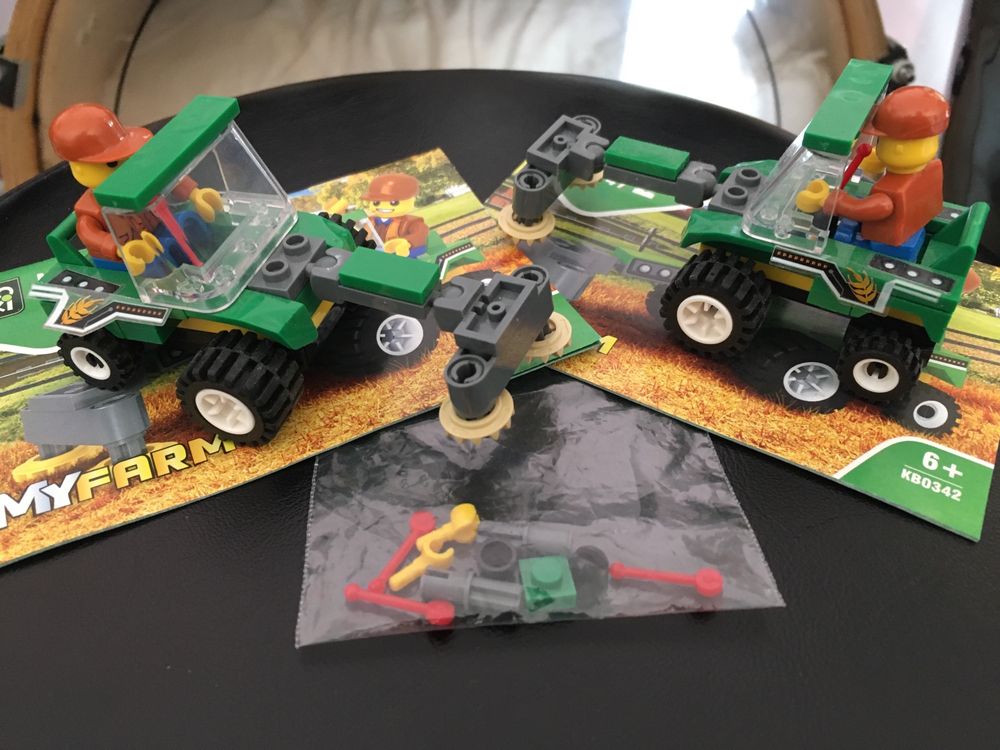 Klocki jak LEGO, 2 zestawy MyFarm, stan bdb