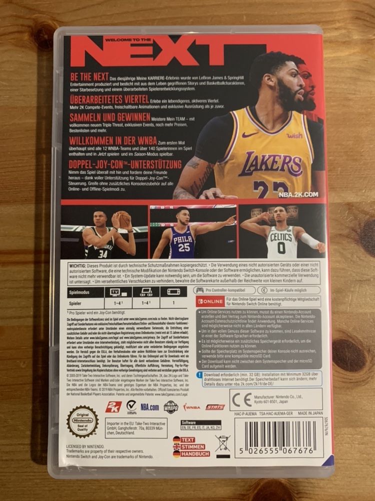 NBA 2K20 Nintendo Switch