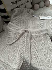 Zara nowy komplet r.S sweter i szorty