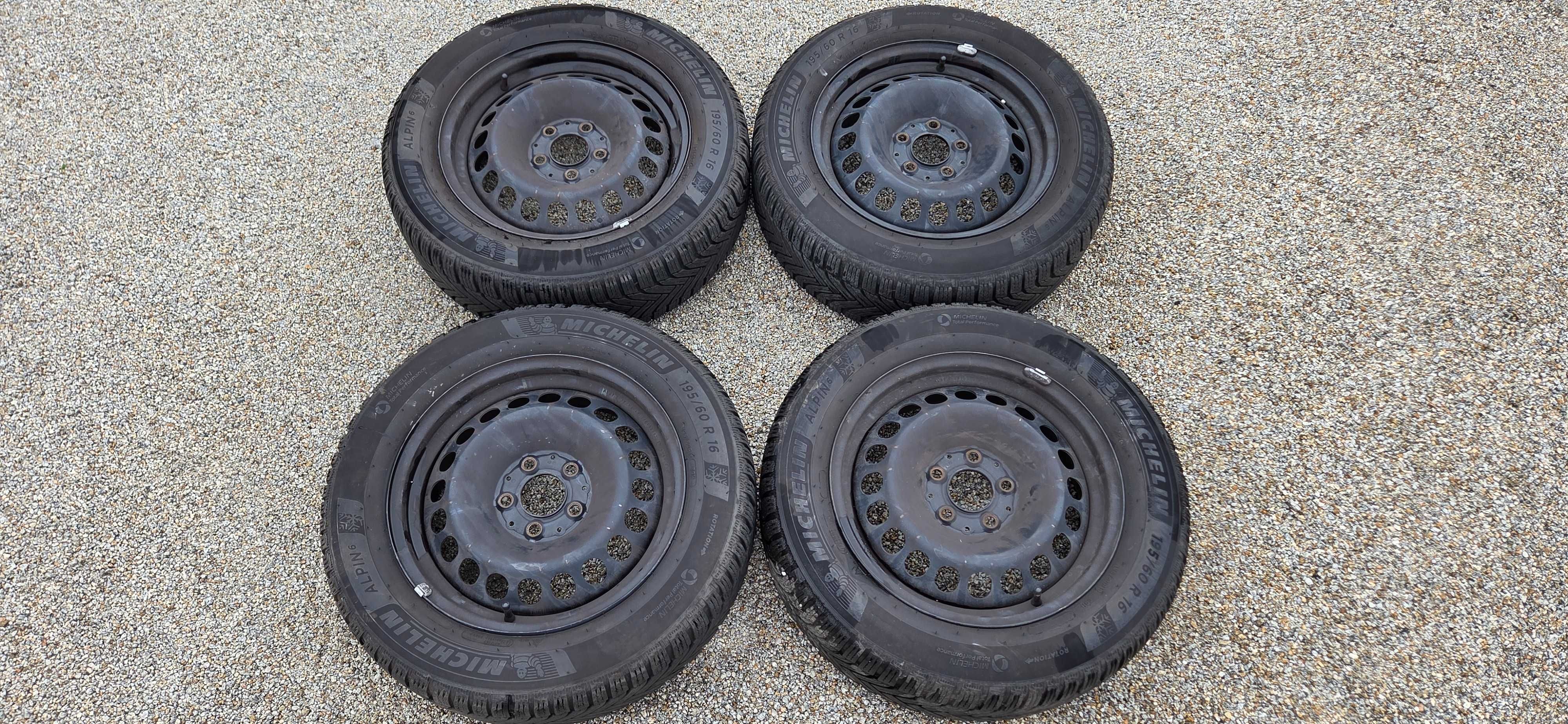 MERCEDES -Koła Zimowe R-16/195/60 MICHELIN 2022 ,5x112 ,ET-39 ,OT-66,6