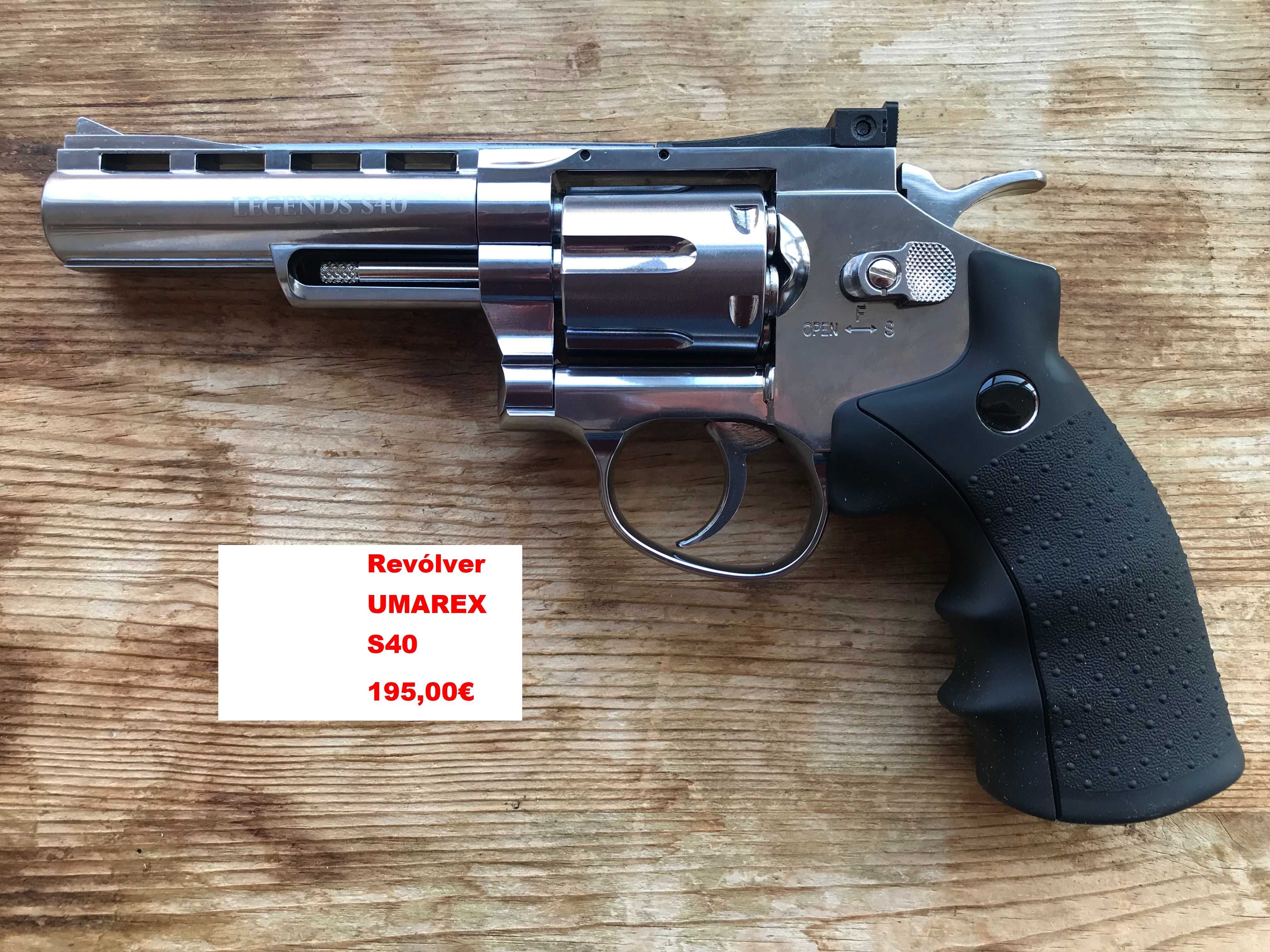 Revólver Pressão de Ar(CO2) 357 Borner+DAN WESSON 8"+Smith&Wesson M29