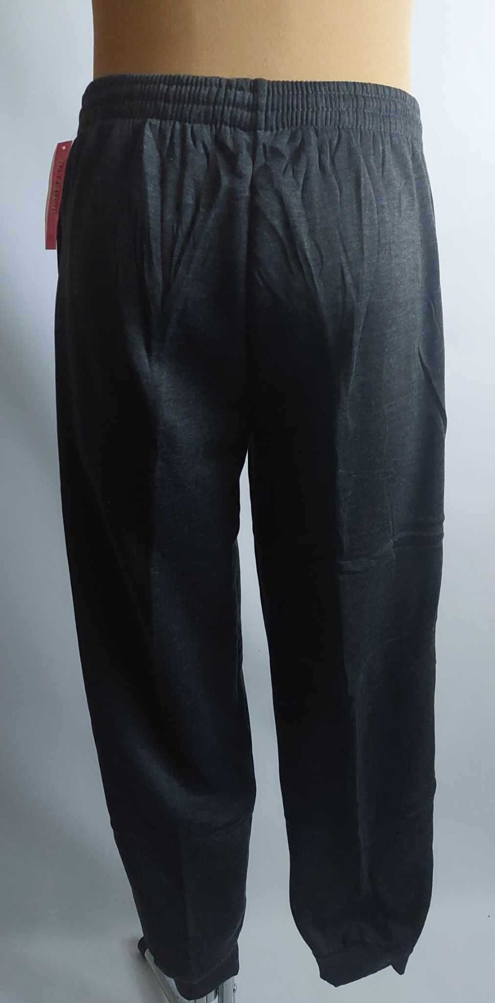 Spodnie męskie dresowe ocieplane ściągacze LINTEBOB R-41461-K r. L