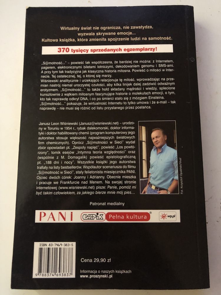 Książka "Samotność w Sieci" Janusz L. Wiśniewski