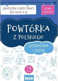 Powtórka z polskiego. Literatura i język SP 4 - 8 - Sylwia Oszczyk