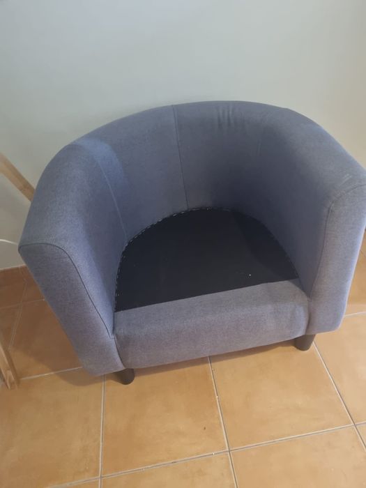 Vendo cadeirão cinzento