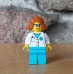 Lego City - Hospital - Minifigurka cty0900 - Lekarz.