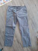 Spodnie męskie materiałowe szare bawełniane reserved r. 50 m l