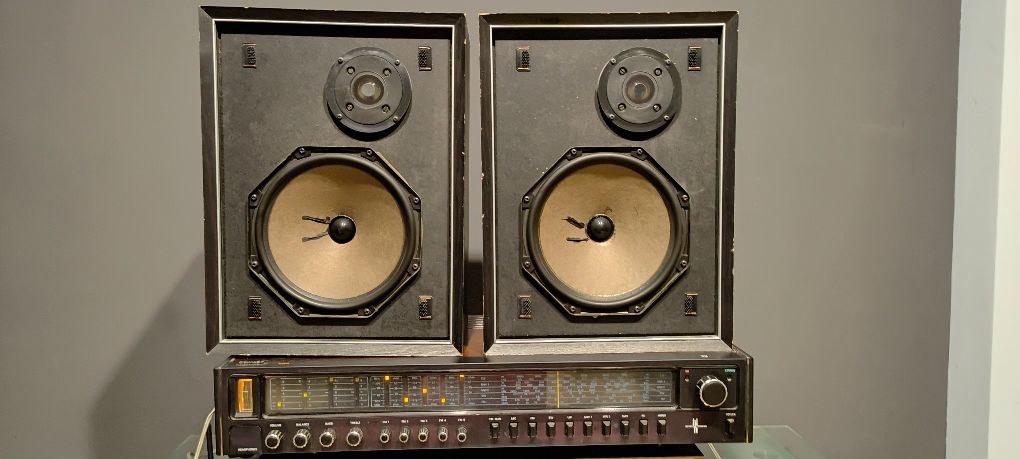 Radio kolumny philips 22rh453 wzmacniacz tuner philips 734 zestaw