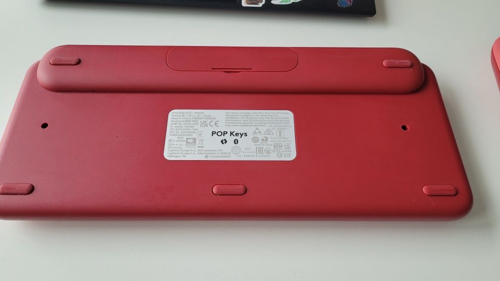 Klawiatura LOGITECH Pop Keys różowa mechaniczna bluetooth bezprzewodow