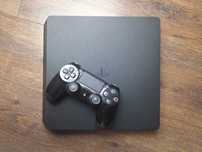 PlayStation 4 Slim 500 GB + oryginalny pad DS4 v2 + kable