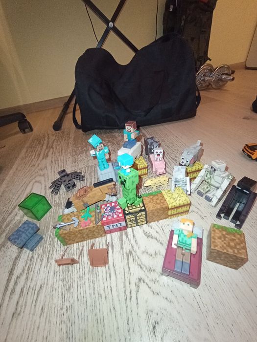 Zestaw zabawek MINECRAFT pełny oryginalny markowy