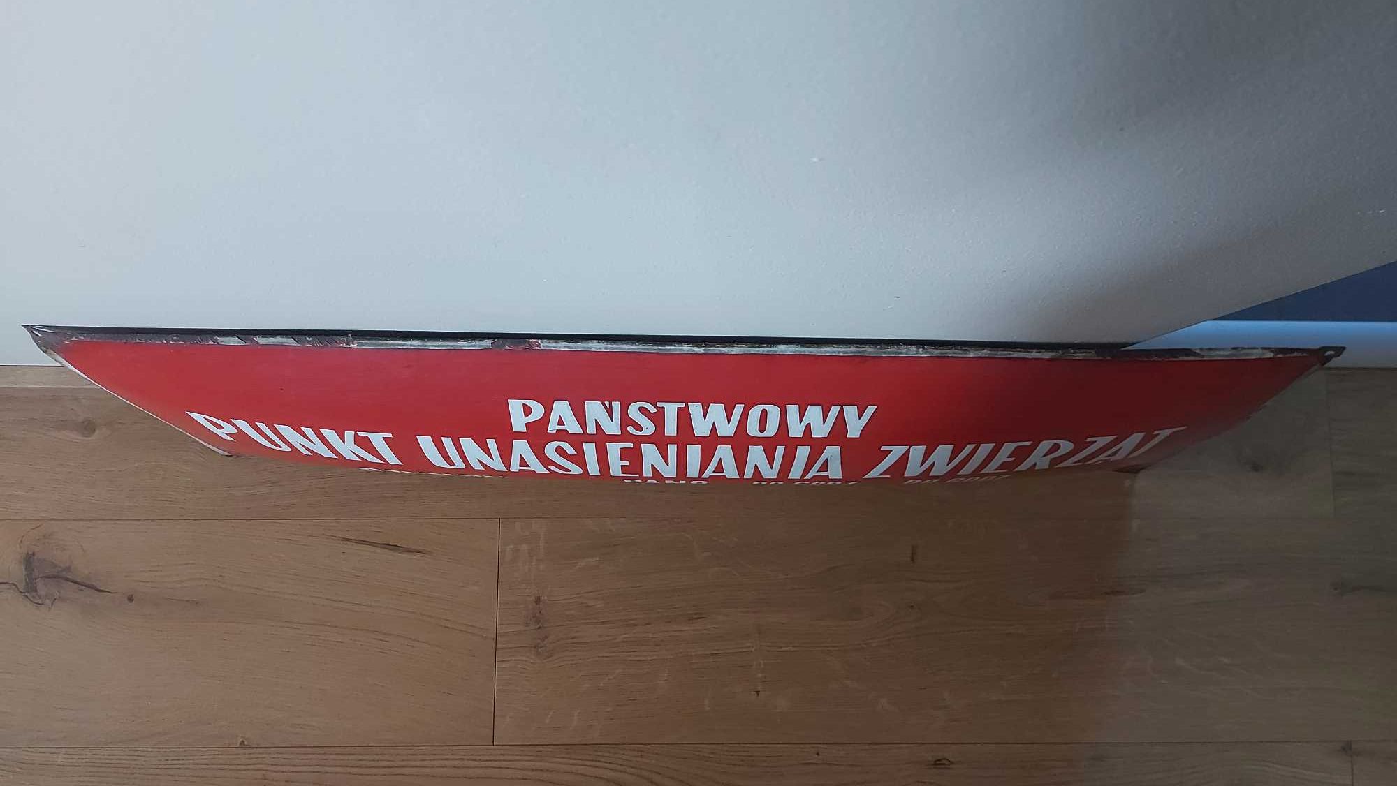 Tablica PRL emaliowana Punkt Unasieniania 80x30 cm