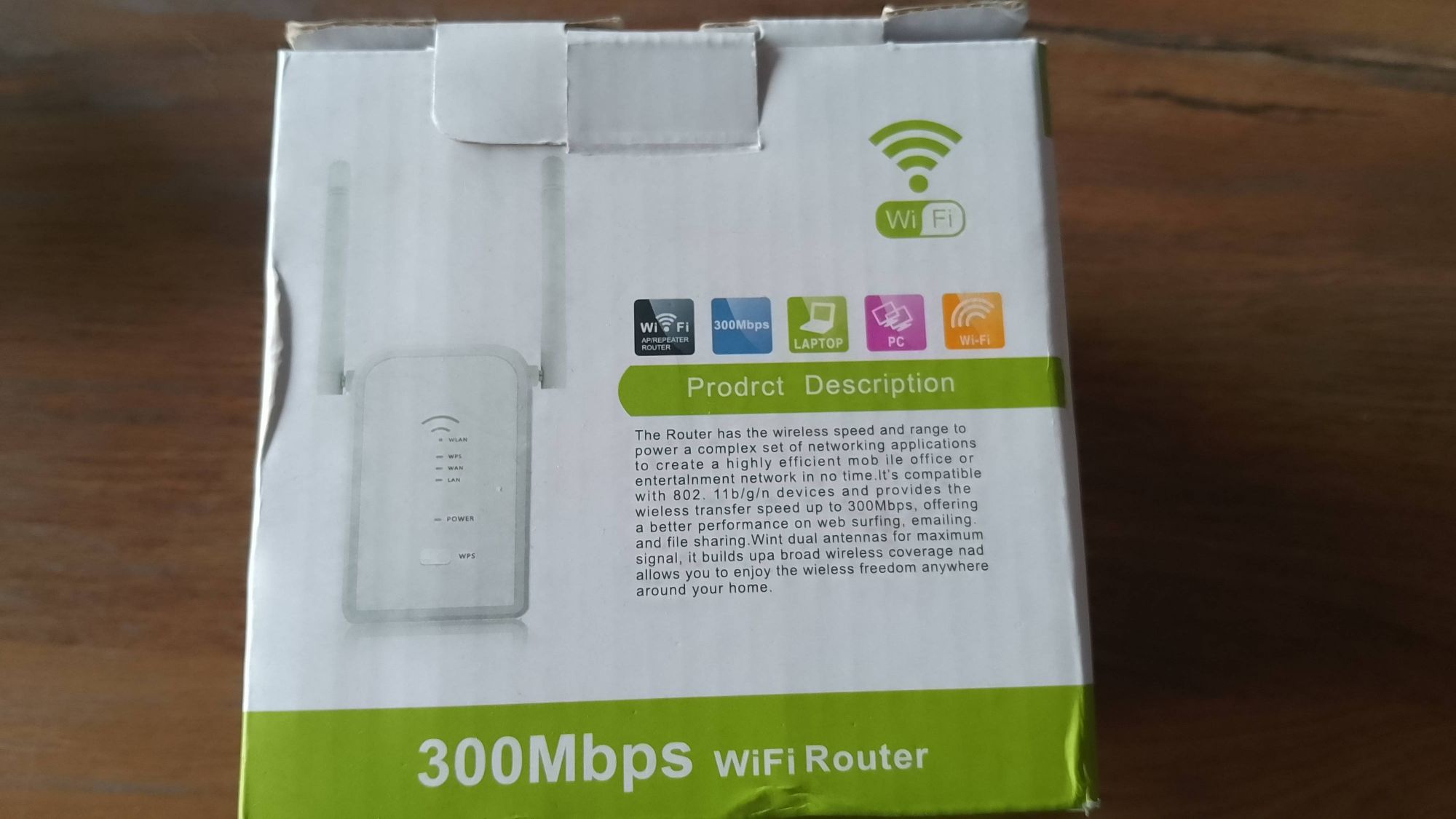 Wzmacniacz sygnału Wi-Fi 300 Mbps