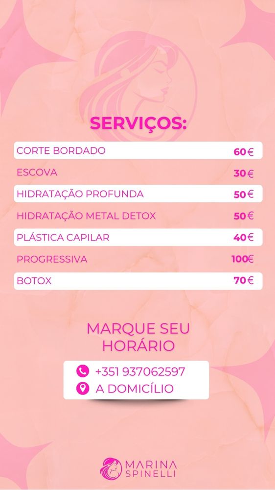 Cabelo e unha a domicilio
