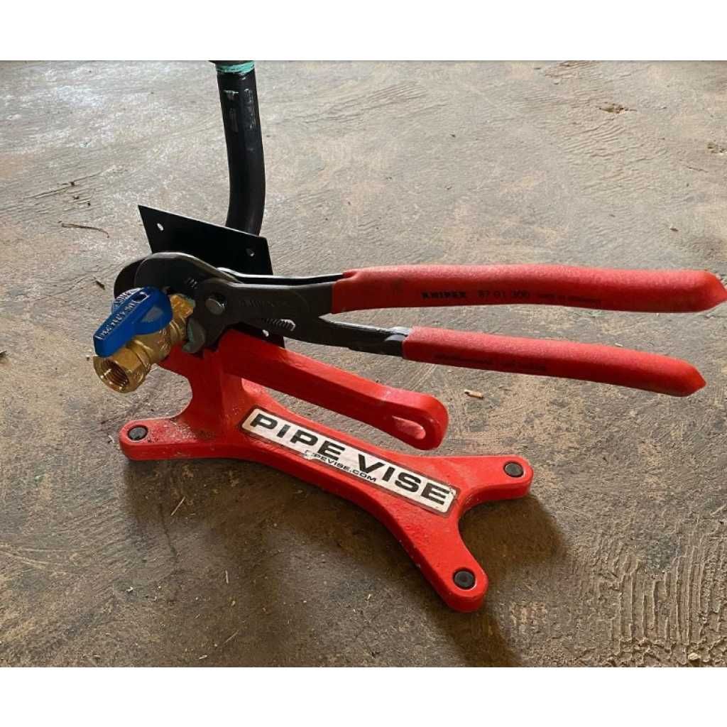 Aluminiowe imadło hydrauliczne do rur Pipe Vise APV01 (do 1,5″)