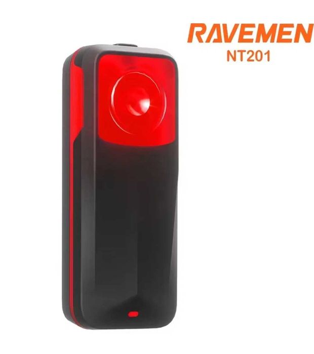 Radar rowerowy Ravemen NT201 / inteligentna lampka tylna wykrywająca