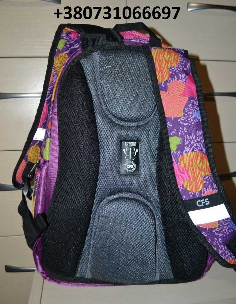17 л Ортопедический школьный рюкзак для девочки ранец портфель