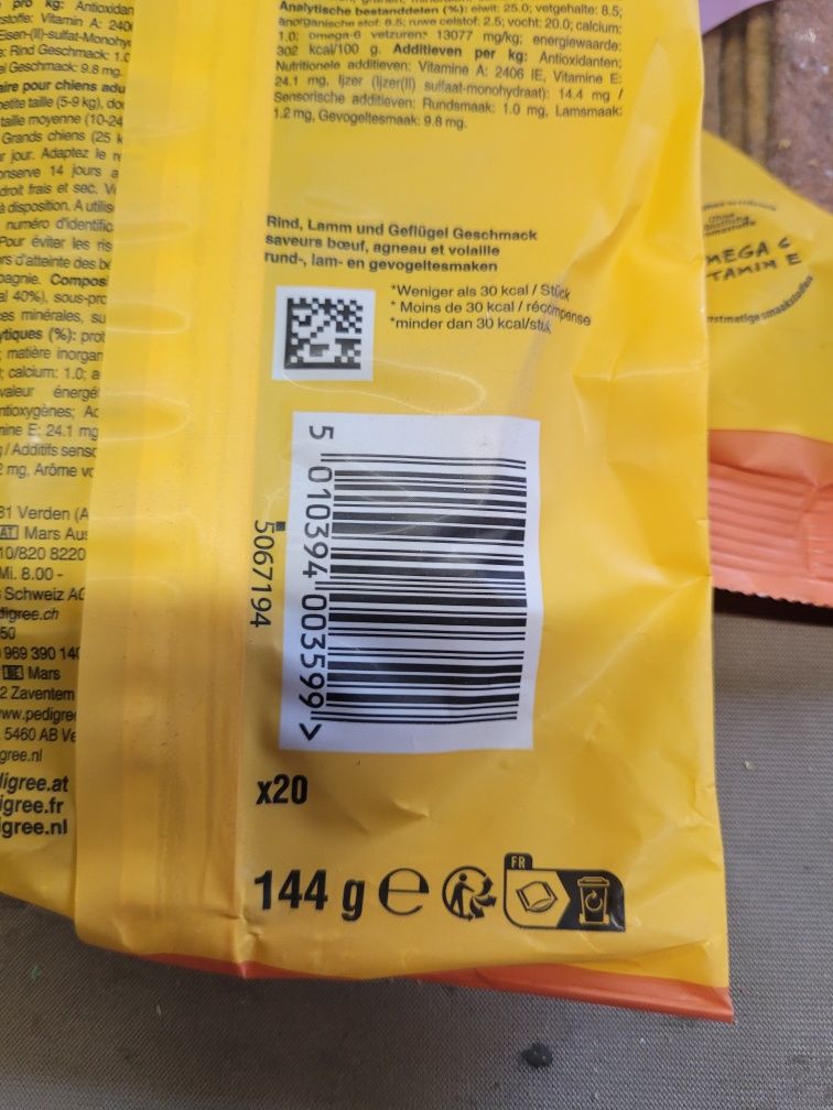Dla psa przysmaki schmackos pedigree 144g x 4 szt