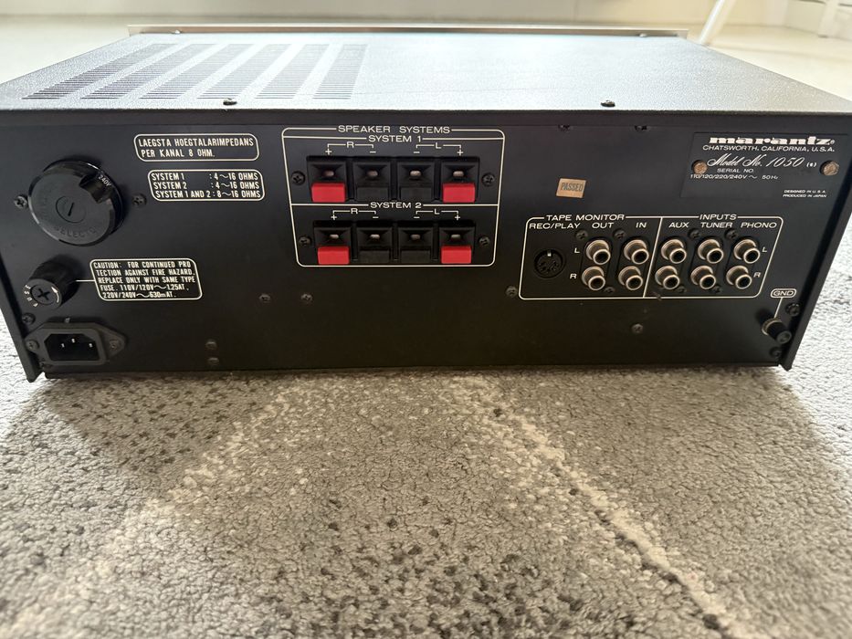 Marantz 1050 po recapie