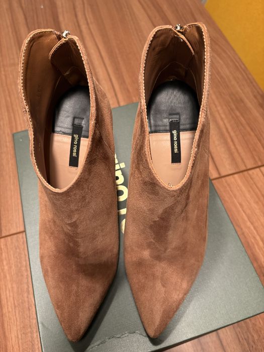 Botki damskie Gino Rossi – camel, rozmiar 40