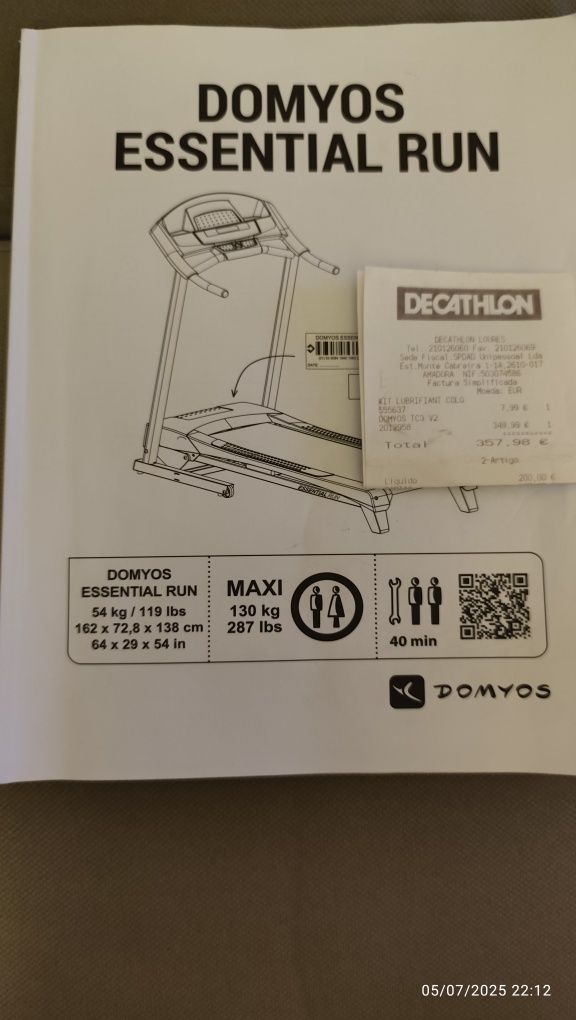 Passadeira Domyos Essentials Run