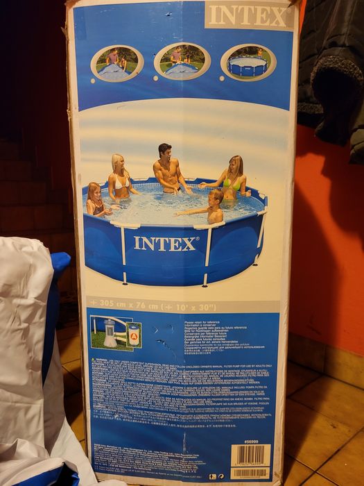 Basen Intex 305x76 z drabinką.